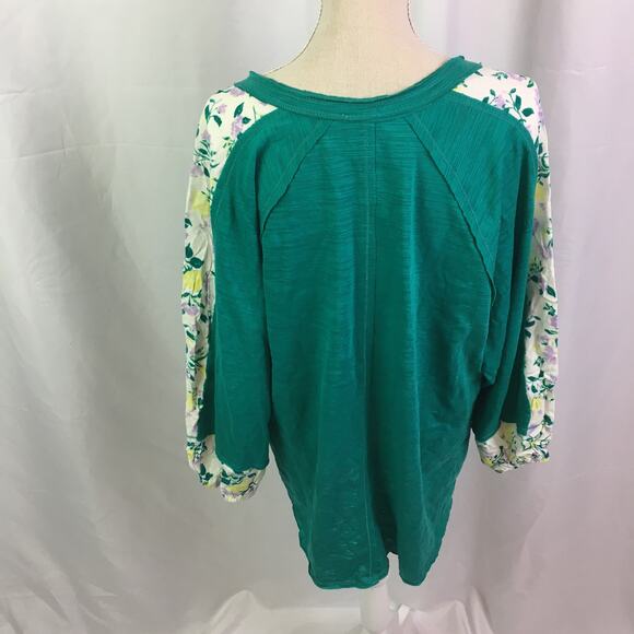 Arizona Jean Co Long Sleeve Top Emerald XL 18.5 - Picture 6 of 14